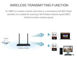 Wi-Fi & Bluetooth 4.0 Nano USB Adapter Wireless WiFi Dongle Network Du