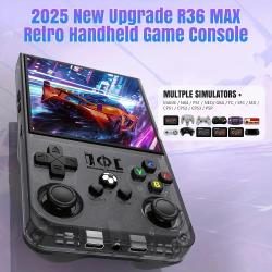 WUDS R36MAX Retro Handheld Game Console with 64G Built-in 18000+ Class