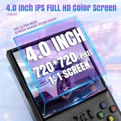 WUDS R36MAX Retro Handheld Game Console with 64G Built-in 18000+ Class