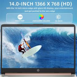 HP 14" Business Laptop,Intel Celeron N4120,16GB RAM,384GB Storage128GB