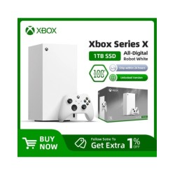 Microsoft Xbox Series X 1TB White digital /CD version Video Game Conso