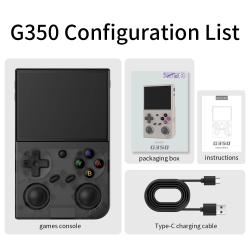 AMPOWN G350 Portable Game Console 3.5 Inch IPS Handheld Game Players R