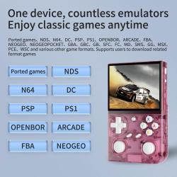 BATLEXP G350 Handheld Game Console 3.5'' IPS Screen Linux System Dual 