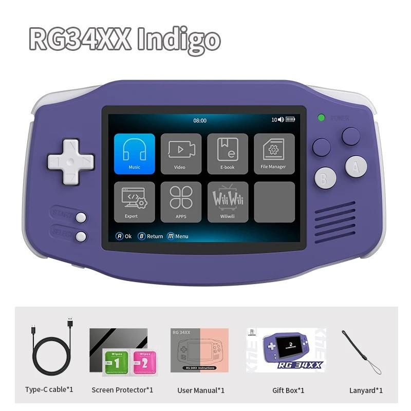 ANBERNIC RG34XX & RG CubeXX Retro Handheld Game Console H700 Linux 64-