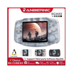 ANBERNIC RG34XX & RG CubeXX Retro Handheld Game Console H700 Linux 64-