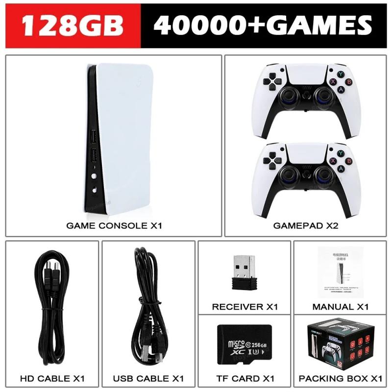 GB5 Video Game Console 256GB/128GB/64G 50000 + Retro Games HD TV Game 