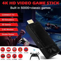NEW X9 PRO Video Game Stick Console 4K HD 50000+ Games 256G Wireless C
