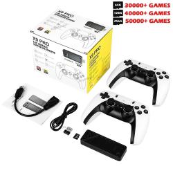 NEW X9 PRO Video Game Stick Console 4K HD 50000+ Games 256G Wireless C