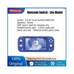 Nintendo Switch Lite Game Console 5.5 inch LCD Touch Screen 32GB Inter