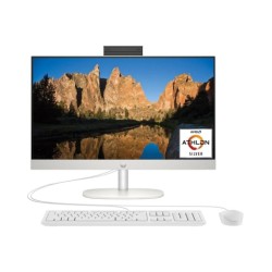 HP 23.8" FHD All-in-One Desktop PC,AMD Athlon Silver 7120U,8 GB RAM,1 