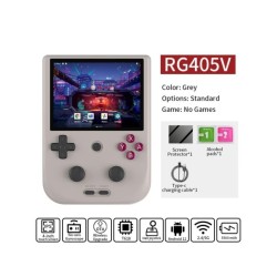 ANBERNIC RG405V Video Handheld Game Console 4" IPS HD Touch Screen And