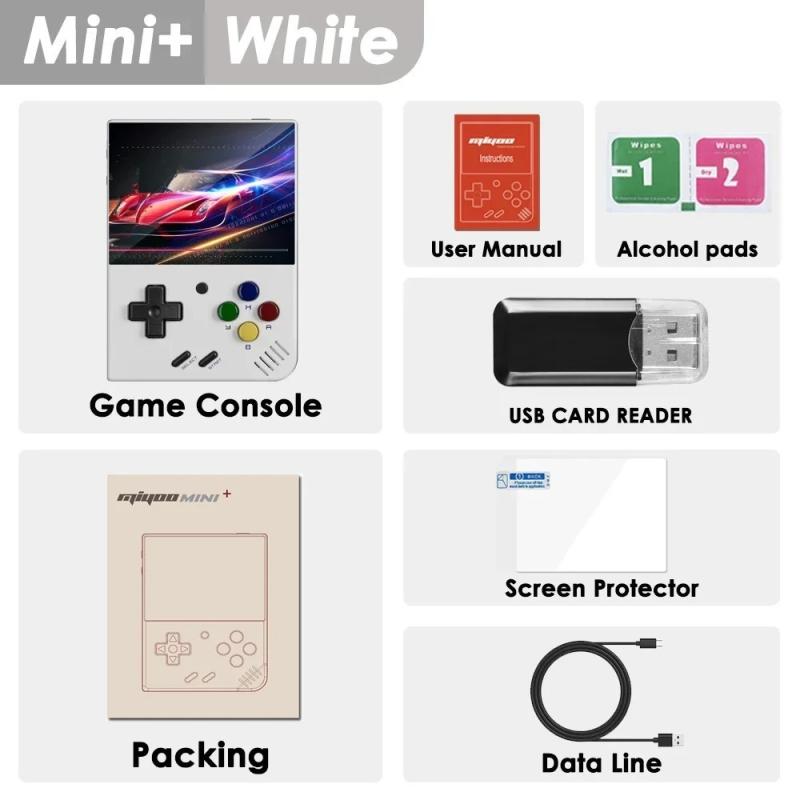 MIYOO Mini Plus Portable Retro Handheld Game Console V2 Mini+ IPS Scre