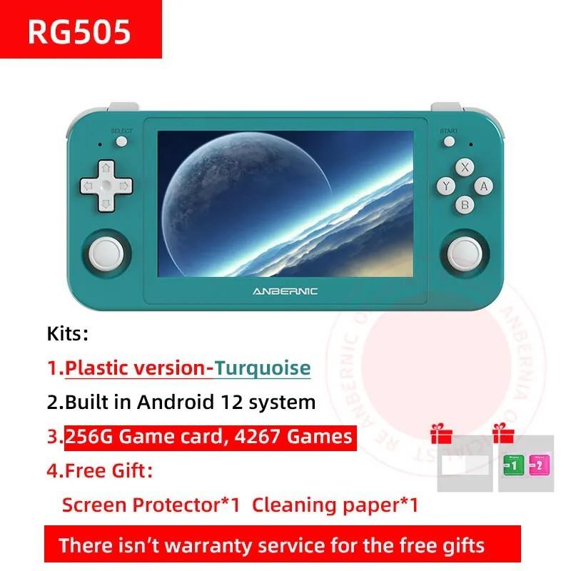 ANBERNIC RG505 Handheld Game Console Android 12 System Unisoc Tiger T6