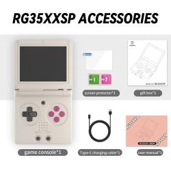 ANBERNIC RG35XXSP Flip Game Console 3.5'' IPS Screen Mini HDMI Output 
