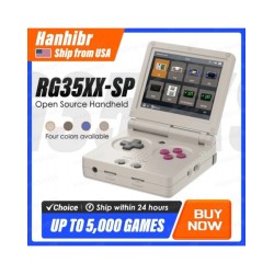 ANBERNIC RG35XXSP Flip Game Console 3.5'' IPS Screen Mini HDMI Output 