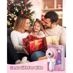 Kids Digital Camera with 32GB Card & 8x Zoom, Handheld Selfie Camera f