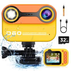 Waterproof Kids Camera 2.4'' HD 1080P Digital Camera Underwater Camera