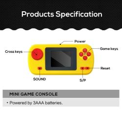 GAMINJA GC32 2.4 Inch TFT Screen Classic Retro Game Player Built-in 12