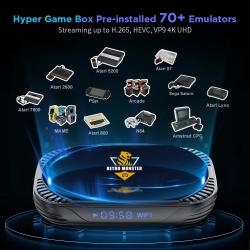 Retro Video Game Console For PS1/PSP/N64/DC/SS/MAME/CD Amlogic S905X4 