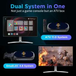 Retro Video Game Console For PS1/PSP/N64/DC/SS/MAME/CD Amlogic S905X4 