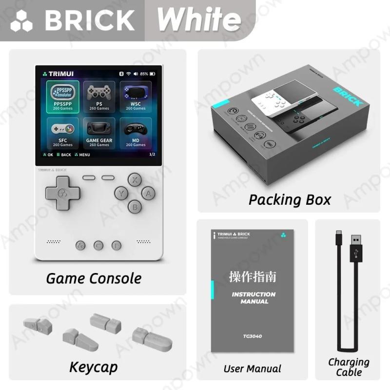 TRIMUI BRICK Handheld Game Console 3.2'' IPS Screen Linux System Trimu