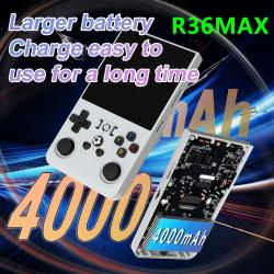 R36MAX Retro 128G Handheld Game Console Linux System 3.5 Inch IPS Scre