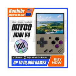 MIYOO MINI V4 Handheld Game Console Linux System 2.8'' IPS Screen Port