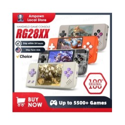 ANBERNIC RG28XX Handheld Game Console 2.83'' IPS Screen HDMI Output Po