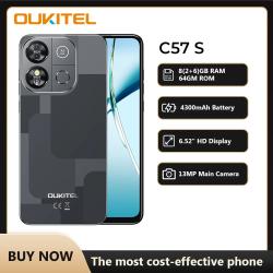 Oukitel C57 S Smartphone, 4300mAh Battery, 82 + 6GB + 64GB, 13MP Main 