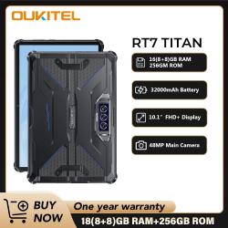 Oukitel RT7 TITAN 4G Rugged Tablet 10.1 Inch FHD+ Display 32000mAh Bat