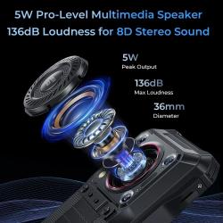 Oukitel WP33 Pro 5G Rugged Smartphone 22000mAh 6.6" FHD+ Cell phone 24