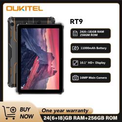 Oukitel RT9 Rugged TabletRugged Tablet 10.1" HD Display 24GB RAM 256GB