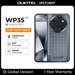 Oukitel-WP35 Rugged Smartphone, Android Mobile Phone, NFC Cell Phone, 