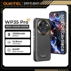 Oukitel WP35 PRO Rugged Smartphone, 5G, 11000mAh, 36GB + 512GB, Andiro