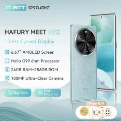 Cubot Hafury Meet, Smartphone Android, 6.67" 120Hz AMOLED Curved Scree