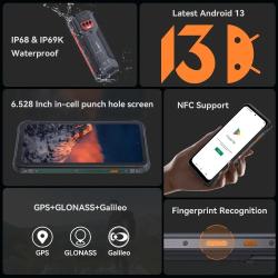 CUBOT KingKong 8, Smartphone resistente al agua Android 13, 12 GB de R