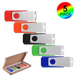 KOOTION 5pcs/1lot 32GB U666 Pen Drive USB 2.0 360°Rotate High Speed Fl