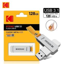 Kodak USB3.1 Metal Flash Drive 64GB 128GB 256GB High Speed Memory Stic