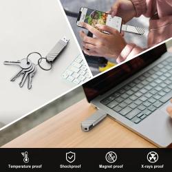 U600 USB 3.2 256GB Solid State Flash Drive Metal Type C USB Drive Up t