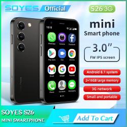 SOYES S26 3.0 Inch Android8.1 Smartphone 2GB RAM 16GB ROM Dual SIM Sta