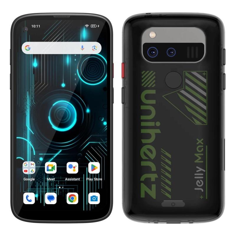 Unihertz Jelly Max 5G Mini Smartphone Android 14 Dimensity 7300 CPU 12