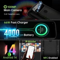 Unihertz Jelly Max 5G Mini Smartphone Android 14 Dimensity 7300 CPU 12