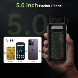 Unihertz Jelly Max 5G Mini Smartphone Android 14 Dimensity 7300 CPU 12