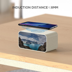in-1 Hi-Fi Bluetooth Speaker with Wireless Charger – Sleek, Portable, High Volume Sound B83 for Universal