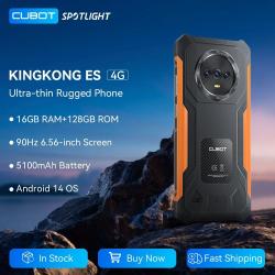 Cubot KingKong ES Ultra-thin Rugged Android Smartphone, 16GB RAM6GB+10