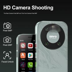 SERVO KING 9000 3.0" HD Display Small Smartphone Android 10.0 Network 