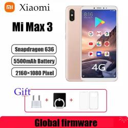 Global Firmware Xiaomi Mi Max 3 Smartphone Facial Recognition 4G Snapd