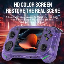 WUDS RX6H Open Source Handheld Game Console, 3.5 Inch HD Screen, 64G M