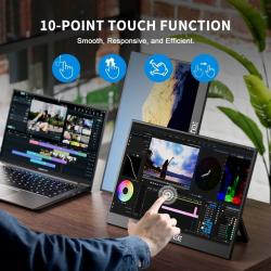HGFRTEE portable display 14-inch touch screen display 10point touch sc