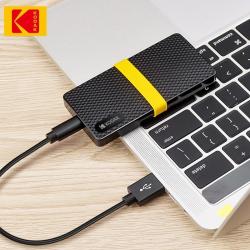 KODAK Rígido Externo SSD Portátil, Unidade de Estado Sólido para Lapto